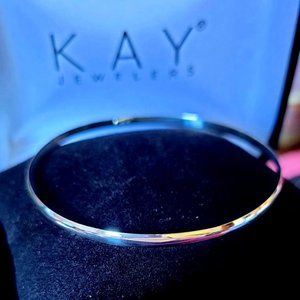 Bangle Bracelet Sterling Silver 3mm Width
